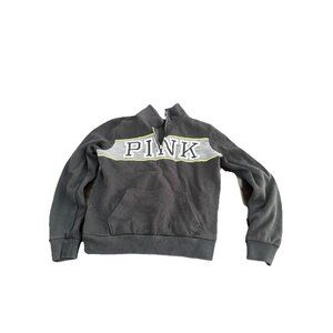 Victorias Secret Sweater Womens Small Black Pullover Sweatshirt PINK Ladies